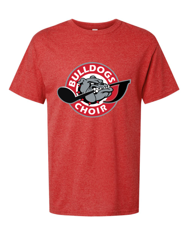 Mens Tee Heather Red CPMS Choir Unisex Tee