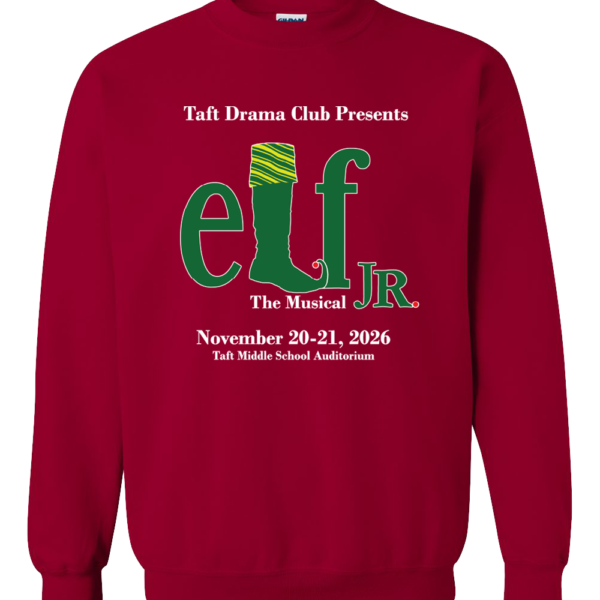 Elf Crew Taft Drama Club Elf Crewneck Sweatshirt