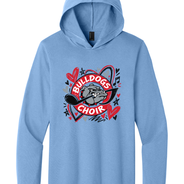 Hooded Tee PC54 Carolina Blue CPMS Doodle Hooded Tee